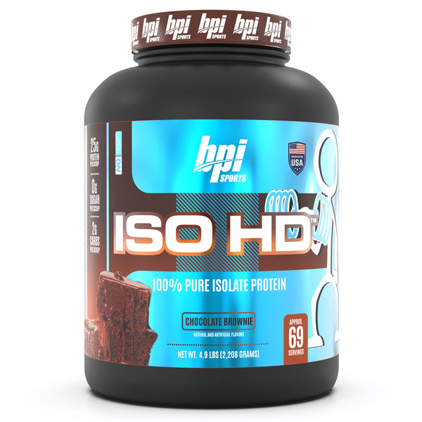 BPI ISO HD Chocolate Brownie, 4.9 LBS